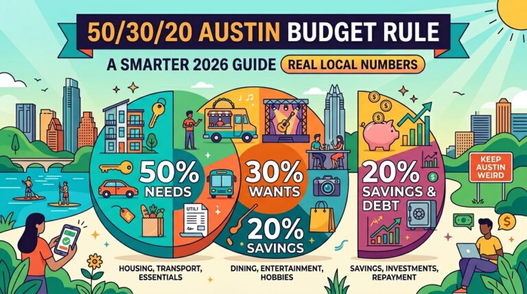 50 30 20 Budget Rule Austin Texas: A Smarter 2026 Guide With Real Local Numbers 50 30 20 budget rule Austin Texas