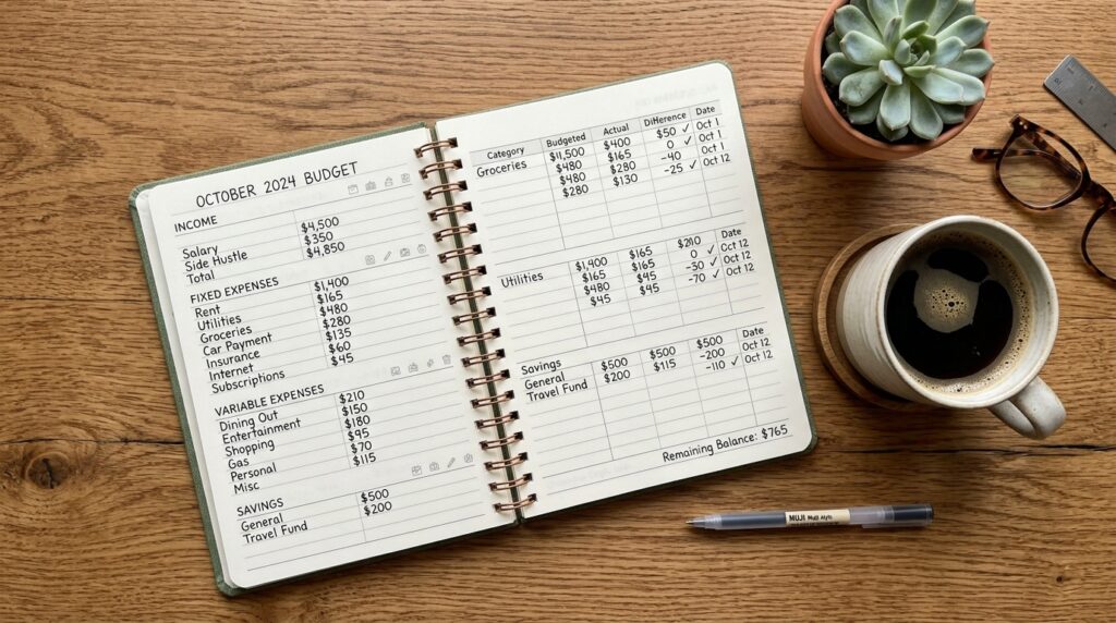 average expenses Columbus OH monthly budget planner