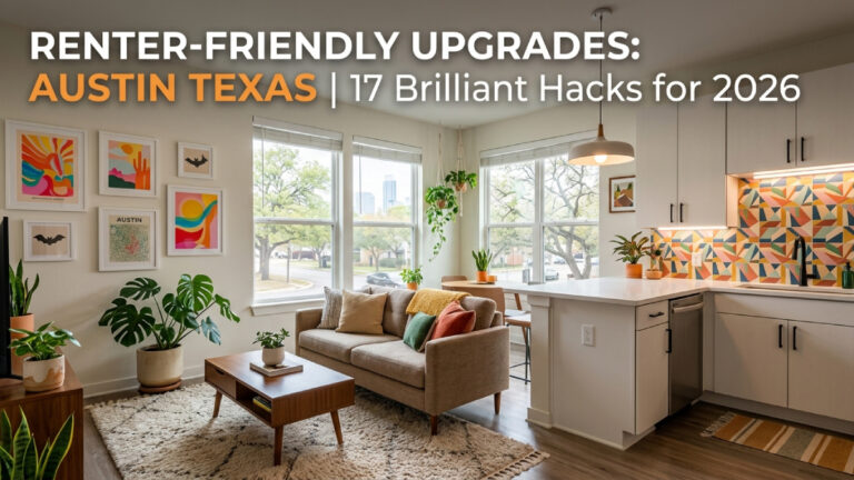 Renter Friendly Upgrades Austin Texas