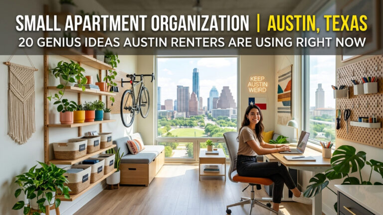 Small Apartment Organization Austin Texas: 20 Genius Ideas Austin Renters Are Using Right Now Small Apartment Organization Austin Texas