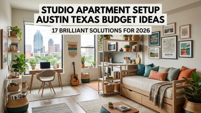 Studio Apartment Setup Austin Texas Budget: 17 Brilliant Ideas for 2026 Studio Apartment Setup Austin Texas Budget