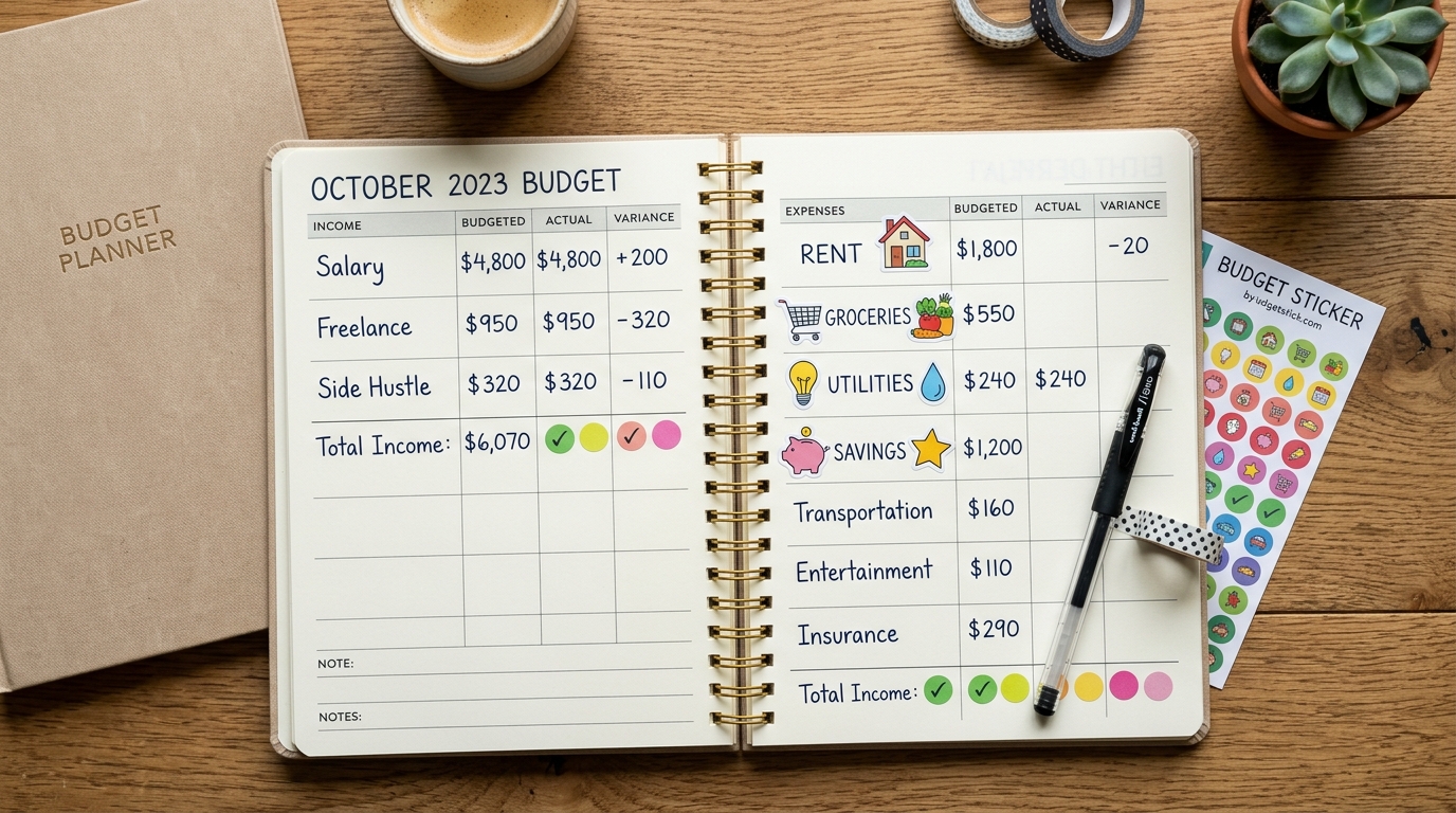 2000 a month budget breakdown planner for 2026