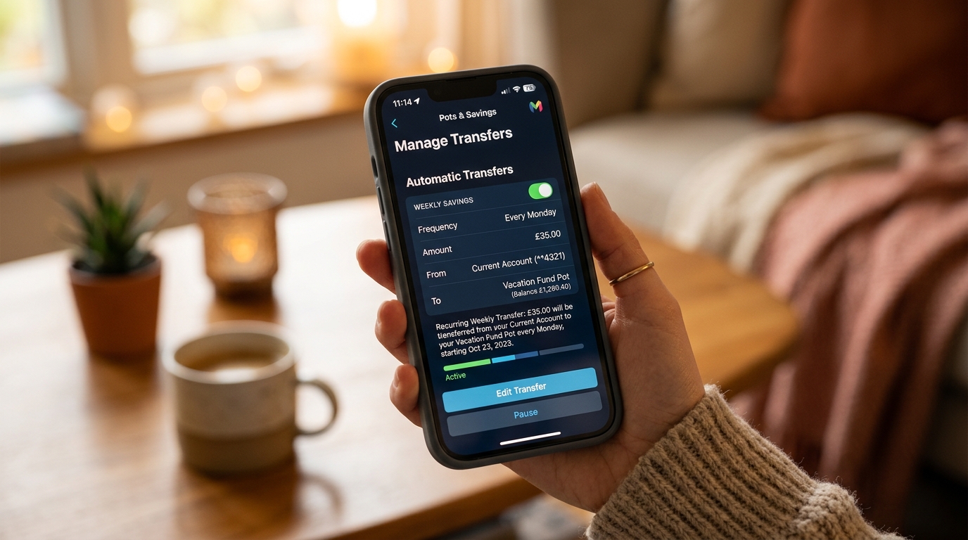 weekly savings plan automatic transfer setup for money challenge 2026