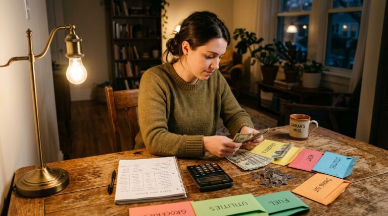 Envelope budgeting method – month end review