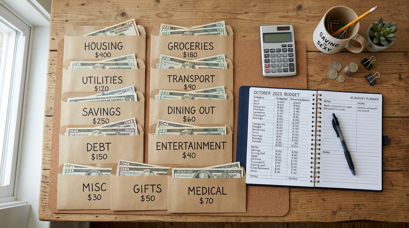 envelope budgeting method how to start step by step