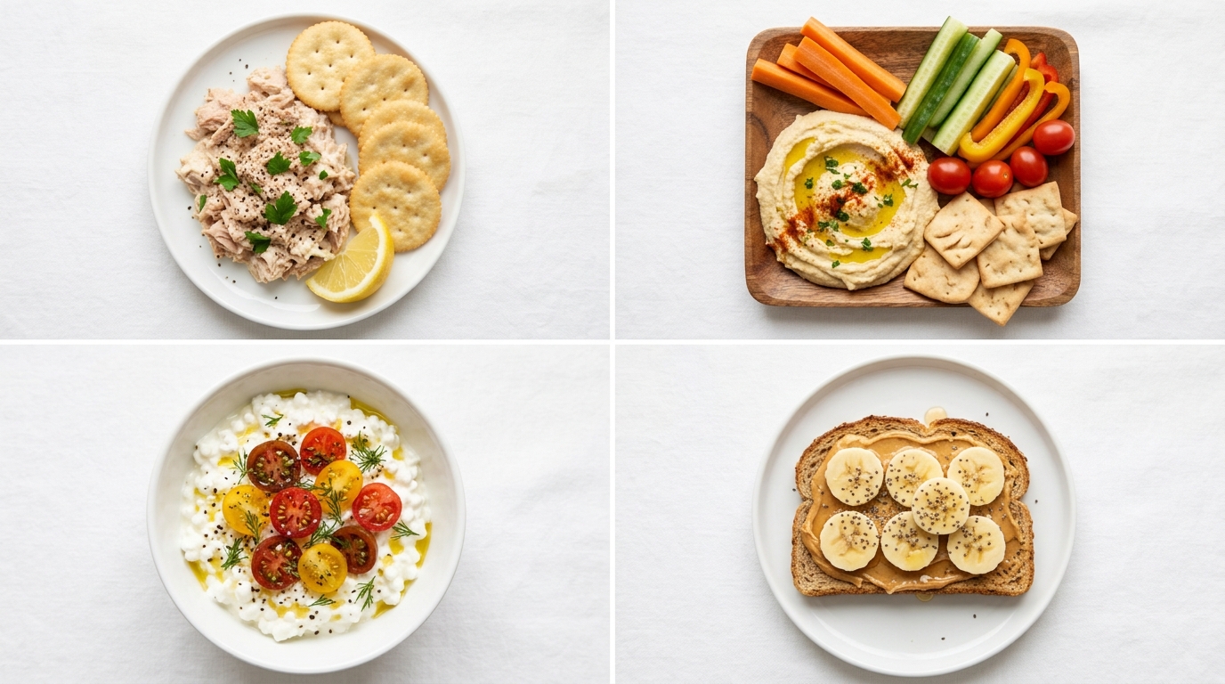 cheap girl dinner ideas — four budget meal plates