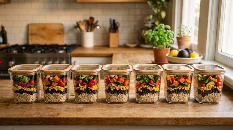 meal prep under $30 — weekly containers ready in the fridge