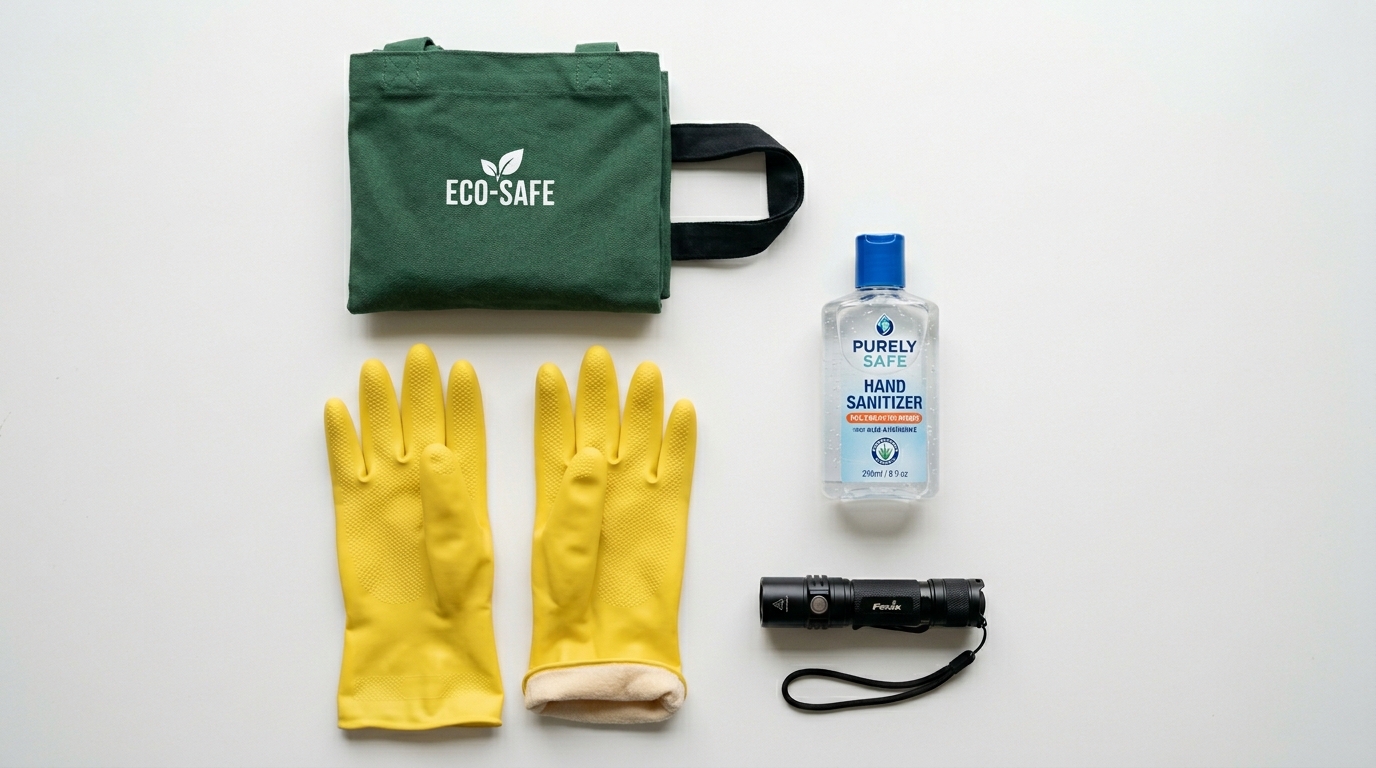 dumpster diving rules — beginner gear and safety kit