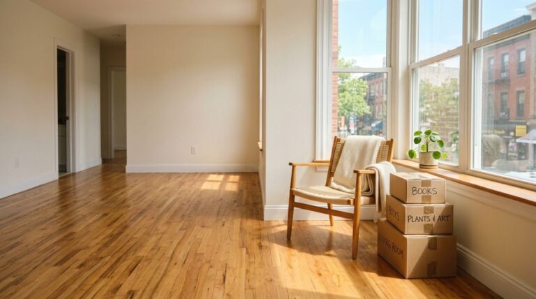 Furnish apartment under 500 — empty first apartment ready to set up on a budget