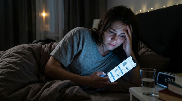 How to Stop Spending Money: 9 Proven Habits That Finally Work in 2026 How to stop spending money — woman impulse shopping on phone at night