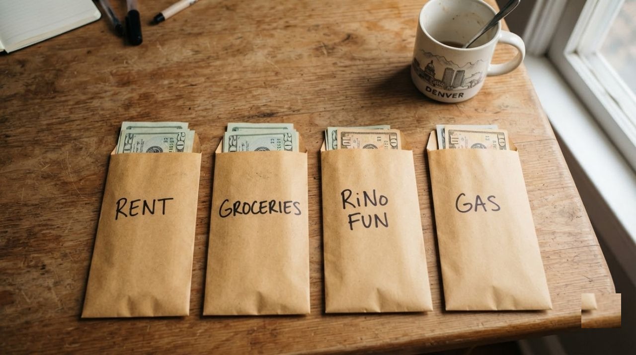 cash stuffing Denver Colorado envelope budgeting system